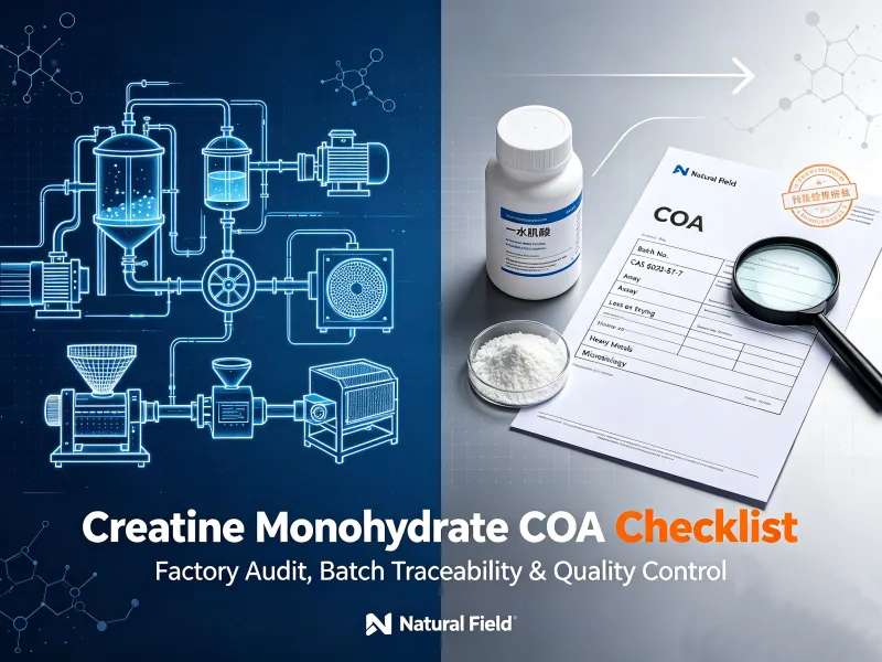 Dónde comprar monohidrato de creatina a granel desde China: una guía práctica de abastecimiento B2B.