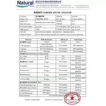 NF-COA EXTRACTO DE Epimedium 10%