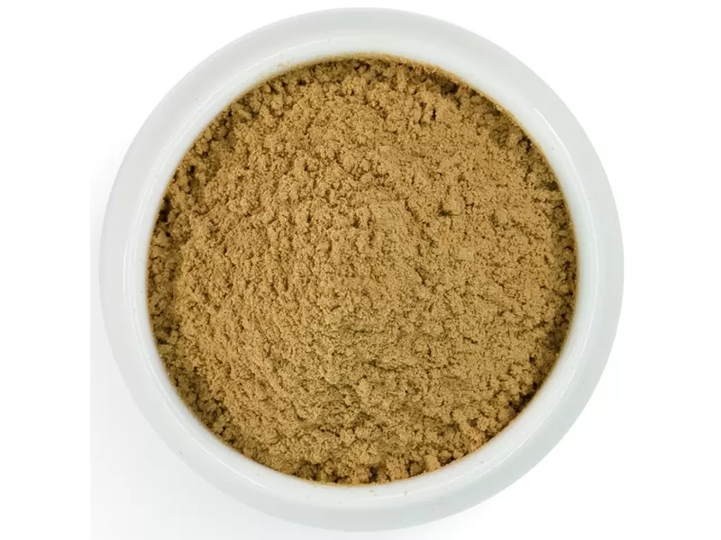 polvo de hongo melena de león