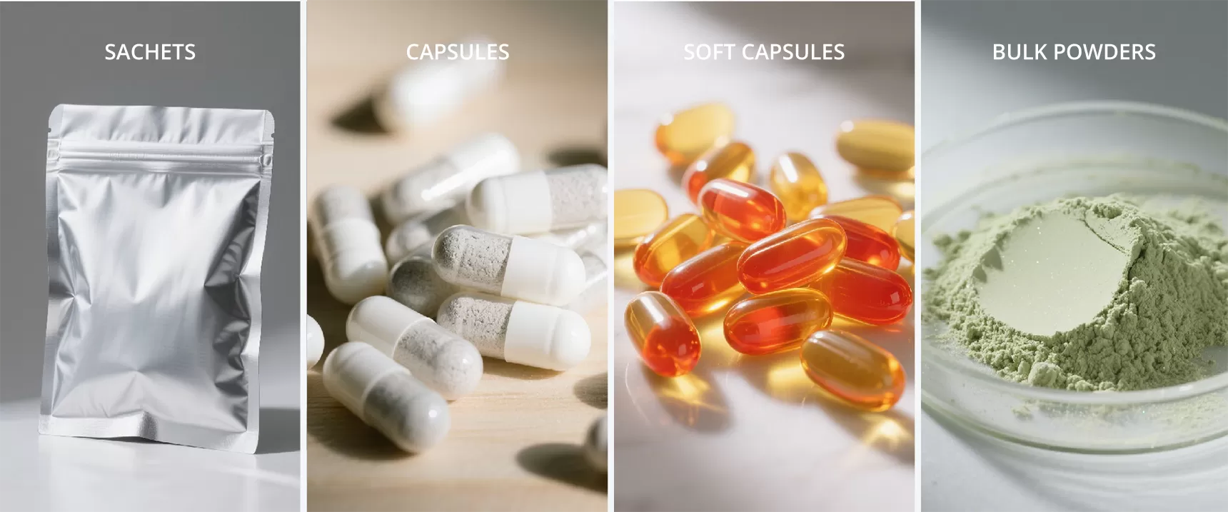 Opciones de embalaje liposomal de etiqueta privada